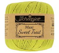 Scheepjes - Scheepjes Maxi Sweet Treat 245 Grün Gelb Garn - 1x25g