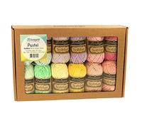 Scheepjes - Scheepjes Pastell Softfun Farbe Pack Garn - 12x20g