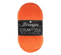 Scheepjes Scrumptious 1x100g - 383 Jaffa Cake, Orange Wolle für Häkeln und Stricken