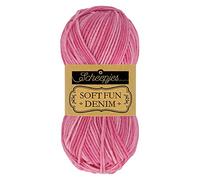 Scheepjes Softfun Denim 1x50g - 503, Rosa Häkel- und Strickgarne