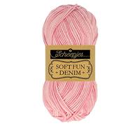 Scheepjes Softfun Denim 50g - Farbe 504, Rosa Häkel- und Strickgarn