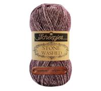Scheepjes Stone Washed 830 Lepidolite Premium Wolle 50g für melierte Lieblingsstücke sanfte Farbnuancen und kreative Handarbeiten mit mySearose Label