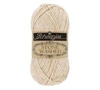 Scheepjes 1664-831 Stone Washed Baumwolle Garn, 78 22% Acryl, 831 Axinite, 1x50g