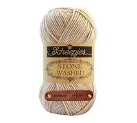 Scheepjes Stone Washed 831 Axinite Premium Wolle 50g für melierte Lieblingsstücke sanfte Farbnuancen und kreative Handarbeiten mit mySearose Label