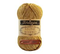 Scheepjes Stone Washed 832 Enstatite Premium Wolle 50g für melierte Lieblingsstücke sanfte Farbnuancen und kreative Handarbeiten mit mySearose Label