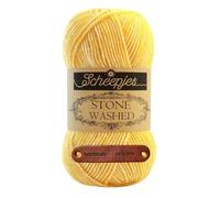 Scheepjes Stone Washed 833 Beryl Premium Wolle 50g für melierte Lieblingsstücke sanfte Farbnuancen und kreative Handarbeiten mit mySearose Label