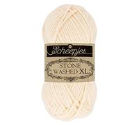 Scheepjes Stone Washed XL 50 g Garn, Farbe 861 Rosa Quarz, Baumwollmix für Häkeln und Stricken