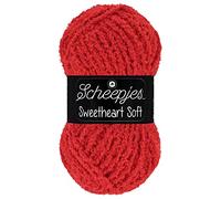 Scheepjes Sweetheart Soft 1x100g - 011 Rotes Strick- und Häkelgarn