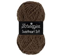 Scheepjes Sweetheart Soft 1x100g - 026 Braun, Polyester Strick- und Häkelgarn