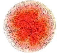 Scheepjes 1698-757 Whirl Wolle, Cotton, Strawberries & Scream, 200g, 1000 Meter