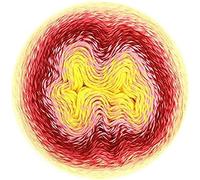 Scheepjes 1698-763 Whirl Wolle, Cotton, Fruity 'o' Tutty, 1000 m, Meter