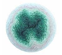 Scheepjes Whirl 1x1000m - 781 Sea Breeze Tease, Blau und Grün, Baumwolle und Acryl