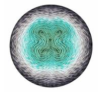 Scheepjes 1698-785 Whirl Wolle, Cotton, Minty Black Velvet, 1000 m, Meter