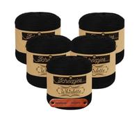 Scheepjes Whirlette 851 Liquorice Premium Wolle 5 x 100g für luftige Lieblingsstücke leichte Sommermode und stilvolle Wohnideen mit mySearose Label