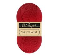 Scheepjes Woolwise 100g - 734 Mahagoni, Superwash Merino Garn für Häkeln und Stricken