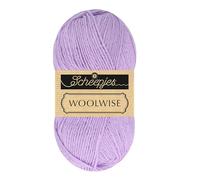 Scheepjes Woolwise 100g - 736 Lilac Breeze, Hochwertiges Merino-Wollgarn für Strick- und Häkelprojekte