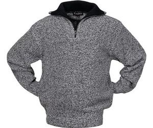 SCHEIBLER Pullover Gr.L schwarz/weiß-meliert