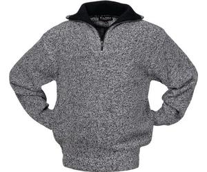SCHEIBLER Pullover Gr.XL schwarz/weiß-meliert