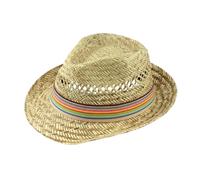 Scheibler Workwear - Strohhut Basti Kinder - klassischer Kinderhut aus Stroh - Sonnenhut für den Sommer (Einheitsgröße | Beige)