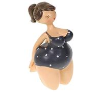 Schick-Design Yoga Dame im Badeanzug 11 cm Figur Übung Asana Shirshasana Mädchen Rubensfrau mollige Dame Badenixe Dicke Frau Badezimmer Pilates Joga