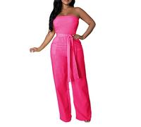 Schicke Hosenanzüge, Overall Damen Elegant Jumpsuit Sportlich Outfit Komplett Jumpsuits Einteiler Anzug Playsuit Kleidung Business Hosenanzug Festliche Sommer Romper Overall Damen Festlich