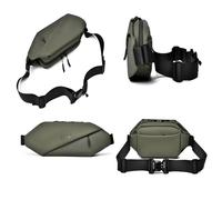 Schicke und doch funktionelle Umhängetasche für Damen und Herren, leichte Bauchtasche mit verstellbarem Riemen, sauberes Design, Tagesrucksack, wasserabweisend, für Reisen, Laufen, Wandern