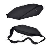 Schicke und doch funktionelle Umhängetasche für Damen und Herren, leichte Bauchtasche mit verstellbarem Riemen, sauberes Design, Tagesrucksack, wasserabweisend, für Reisen, Laufen, Wandern
