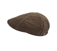 Schiebermütze CAPO, Herren, Gr. L/XL, braun (chocolate), Cord, Baumwolle, unifarben, Mützen, Gummizug hinten, Cord-Optik (92384558-L) chocolate