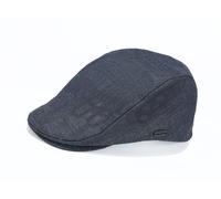 Schiebermütze CHILLOUTS "Dion Hat", Herren, Gr. L, navy, Kunstfaser, unifarben, Mützen Schiebermütze, ergonomische Passform, erhältlich in zwei Größen (53209012-L)