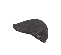 Schiebermütze CHILLOUTS "Elliot Hat", Herren, Gr. L-XL (58/61), grau (dunkelgrau), Materialmix, meliert, Mützen, mit zeitlosem Design (92034834-LXL) dunkelgrau