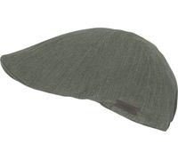 Schiebermütze CHILLOUTS "Jesolo Hat", Herren, Gr. S/M, grün (khaki), Web, Baumwolle, meliert, unifarben, Mützen, aus reiner Baumwolle mit minimalistischem Look & komfortabler Passform (66072756-S) kha