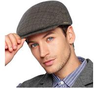 Schiebermütze Herren Gatsby Flatcap Newsboy 1920er Einheitsgröße Braun