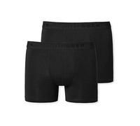 Schiesser Shorts 2er-Pack Organic Cotton Webgummibund 95/5 für Jungen Schwarz Größe 164