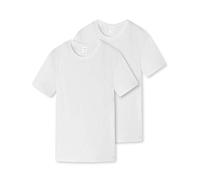 Schiesser Shirt kurzarm 2er-Pack Organic Cotton weiß - 95/5 für Jungen 164