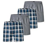 Schiesser Boxershorts Weiter Boxer Herren 2er-Pack Gr. 6 100% Baumwolle Webqualität mit Eingriff