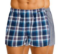 Schiesser Herren 2 Pack Boxershorts Baumwolle Web Multipack - Webboxer, Sortiert 3_183215, 8
