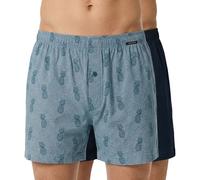 Schiesser Boxershorts 2er-Pack Baumwolle Jersey weich Herren