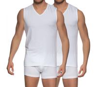 Schiesser 2-er Set Shirts Weiß