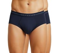 Schiesser 2-er Set Slips Dunkelblau