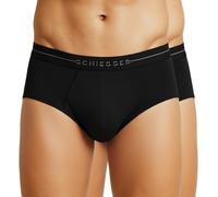 Schiesser 2-er Set Slips Schwarz