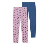 Schiesser Leggings 2er-Pack Pandas mehrfarbig - 95/5 für Mädchen 104