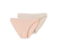 Schiesser Rio-Slips 2er-Pack Spitze sand/pfirsich - Cotton Lace für Damen 48