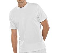 Schiesser 2 Stück American T-Shirt Rundhals Herren T-Shirt - Weiß: Größe: L (Gr.6)