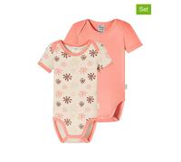 Schiesser 2er-Set: Bodys in Orange - Größe 98 | Baby Bodys