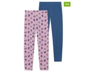 Schiesser 2er-Set: Leggings in Rosa - Größe 116 | Kinderhosen