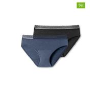 Schiesser 2er-Set: Slips in Blau - Größe 46/48 | Damen Unterteile