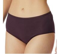 Schiesser 2P 95-5 Midi Lila/Schwarz Baumwolle 48 Damen