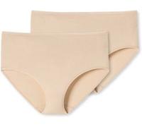Schiesser 2P 95-5 Organic Cotton Midi Briefs Beige Baumwolle Medium Damen
