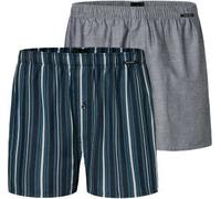 Schiesser 2P Boxershorts multipack Gestreift Baumwolle Small Herren