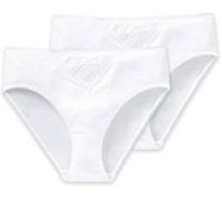 Schiesser 2P Cotton Essentials Tai Panties Weiß Baumwolle 4XL Damen